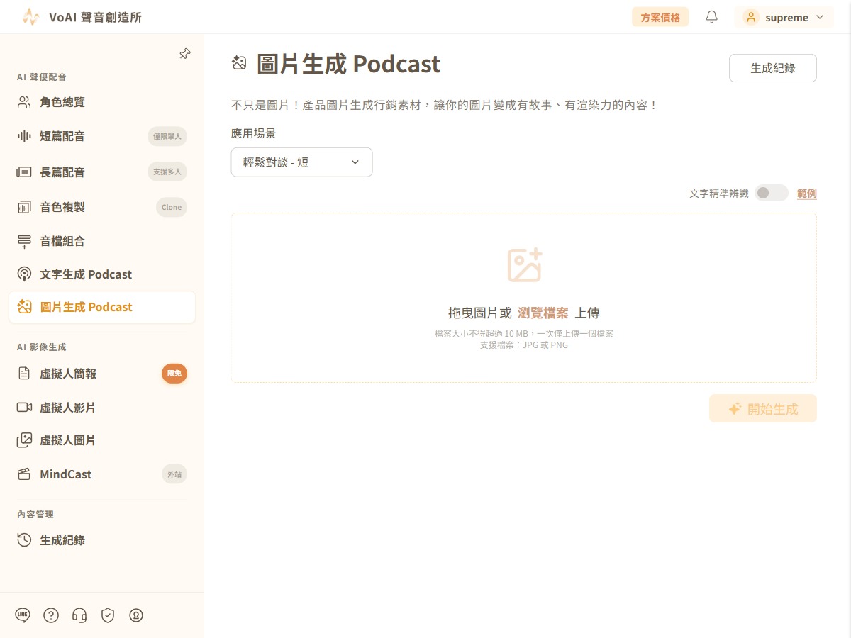 圖片生成 Podcast